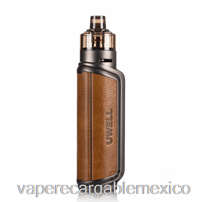Vape Recargable Uwell Aeglos P1 80w Pod Mod Kit Silla De Montar Bronceado